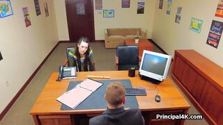 PE teacher milks head teacher at his office