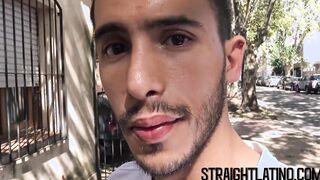 Young Latino gets paid to be barebacked for the first time