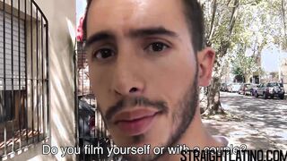 Young Latino gets paid to be barebacked for the first time