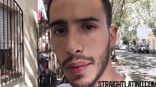 Young Latino gets paid to be barebacked for the first time