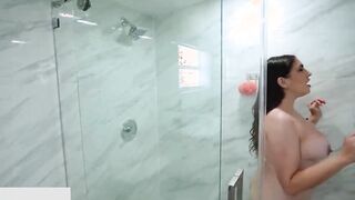 MILF Valentina Bellucci asks Stepson, ＂Why don't you help wash my Titties