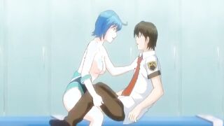 Wonderful horny babe fucks shy student