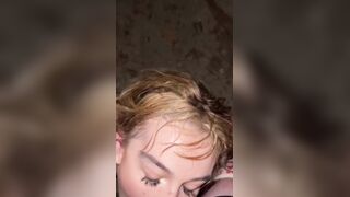 British Waiter Blowjob on a Public Beach
