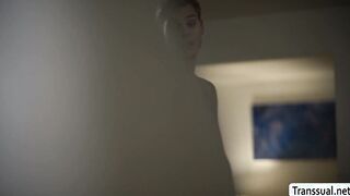 Busty Trans stepmom gives her stepson bed pleasure