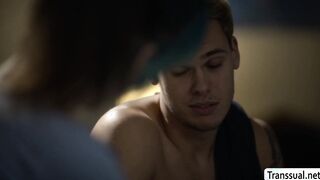 Busty Trans stepmom gives her stepson bed pleasure