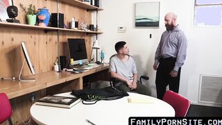 Stepson draws hunk off prior to taking harsh and exposed beating