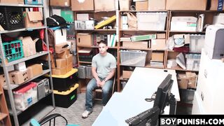Officers with huge black dicks strip down a hotly tattooed thief