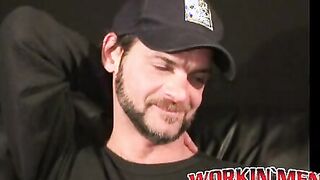 Hard working American strips down for a jerk off