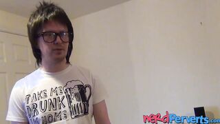 English hottie swallows cum after having her pussy rammed