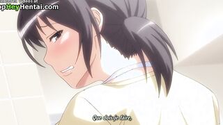 Horny girl with beautiful boobs enjoys sex