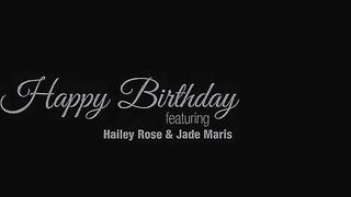 Hailey Rose has a real irresistible present for her bf Quinton James. She starts the party with a cupcake and has him blow the candle out. She asks Quinton what he wished for, and he hedges a bit.That's okay; Hailey knows exactly what will make Quinton ha