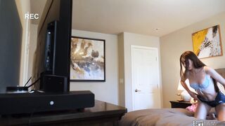 I Tricked Stepbro Inside Making Me His Cum Dump