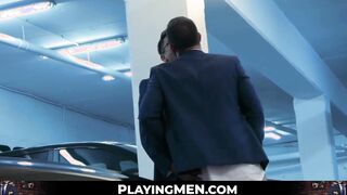 Rich men bang every others asses after hard day at work