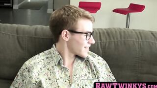 Energetic youthful homo cums from enthusiastic reproducing with sweetheart