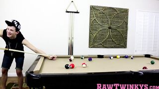 Playing pool turns twinks on and they end up barebacking