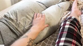 Accidentally woke up my Step Sister while jerking off