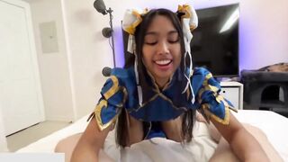 Chun Li from Street Fighter gets Creampied!