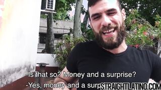 Bearded Latino brutally raw penetrated by his lovers