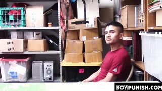 By security personnel baring their fat dick a young Latino was devastated