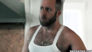 Stepson Dylan slams stepdads butthole