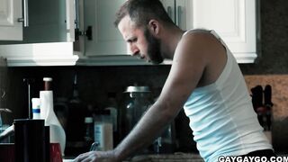 Stepson Dylan slams stepdads butthole