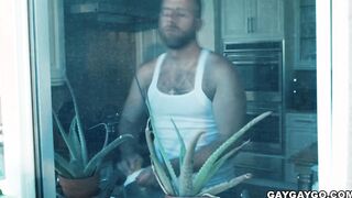 Stepson Dylan slams stepdads butthole