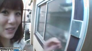 Japanese amazing busty girl helps horny fan to cum