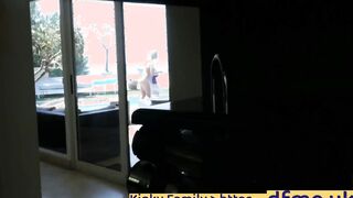 Live event at zero cost Erotic brunette show