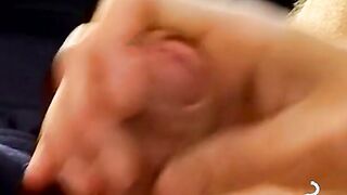 Horny Antony smokesÂ and drops cum all over the place