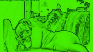 VERY HOT COCK SUCK IN GREEN SCREEN