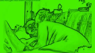 VERY HOT COCK SUCK IN GREEN SCREEN
