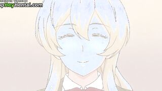 Hot busty babe in uniform gets fucked
