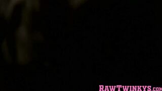 Dick eating raw the twink his boyfriend had fucked