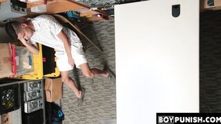 Security guard BBC is taken in the ass by a handsome criminal
