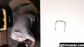After being disciplined the thief twinkled in the face