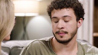 Stepmom give her son a proper sex ed