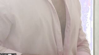 Sexy curvaceous big tit wife