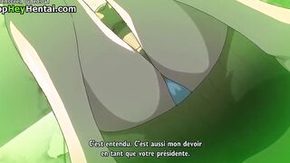 Amazing busty babe has passionate group sex