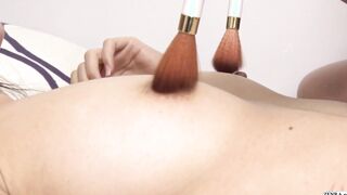 Japanese calligraphy professor one of a kind stark nude lesson