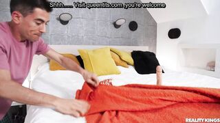 Prank my huge tits mom with the cock joke