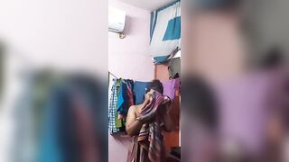 Tamil wife showing big boob big ass her step brother record