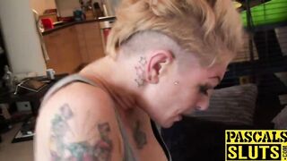 Hot blonde Miss Trixx getting her pussy pounded rough