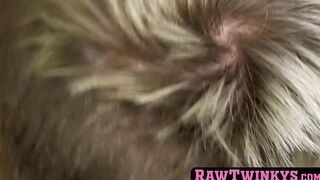 Emotional twinks barebacking hard subsequent to swaping messy sensual caresses