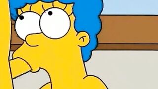 MILF Marge Simpson cheating