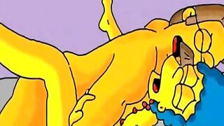 MILF Marge Simpson cheating