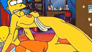 MILF Marge Simpson cheating