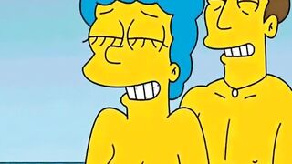 MILF Marge Simpson cheating