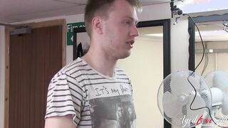 Rebecca teaches horny cameraman how to fuck