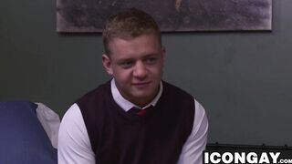 Gorgeous Ian Levine gets private sex lessons from Max