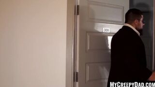Stepson gives hunk no sensual caress prior to being smashed exposed